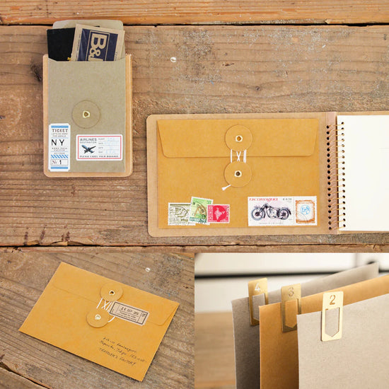 enveloppes-kraft-horizontales-avec-ficelle-taille-m-orange vue 5