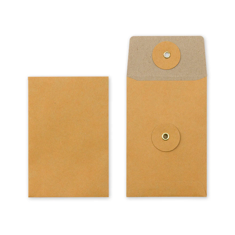 enveloppes-kraft-verticales-avec-ficelle-taille-s-orange vue 2