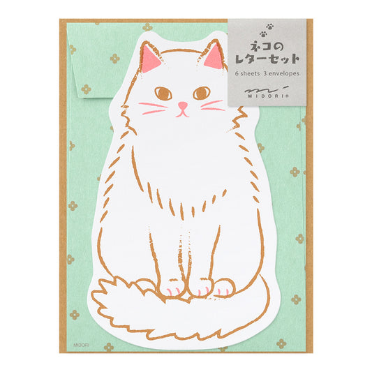 Set cartes légères et enveloppes - Chat