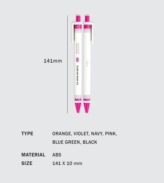 Stylo gel doux – 0,38 mm Rose