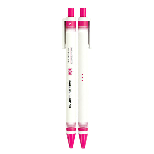 Stylo gel doux – 0,38 mm Rose