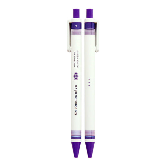 Stylo gel doux – 0,38 mm Bleu Violet