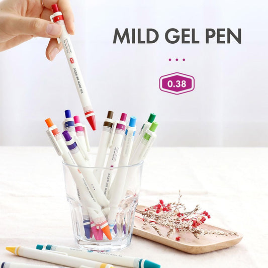 Stylo gel doux – 0,38 mm Bleu Bleu Ciel
