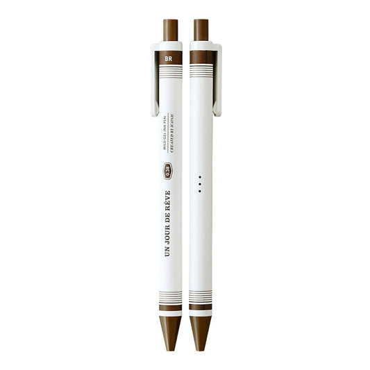 Stylo gel doux – 0,38 mm marron