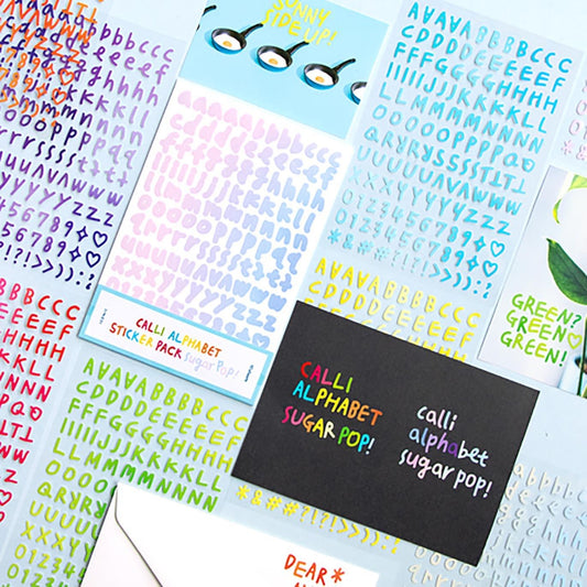 Sticker Calli Alphabet – Pack de Lettres - Iconic