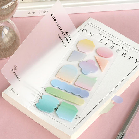 onglets-adhesifs-discrets-visibles-gradation vue 1