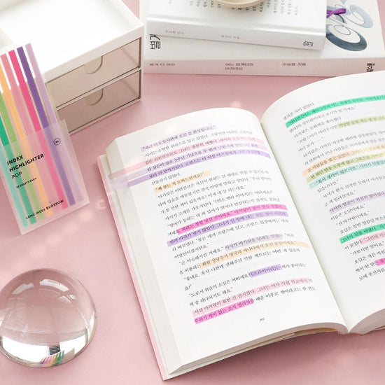marque-pages-adhesifs-long-surligneurs vue 5