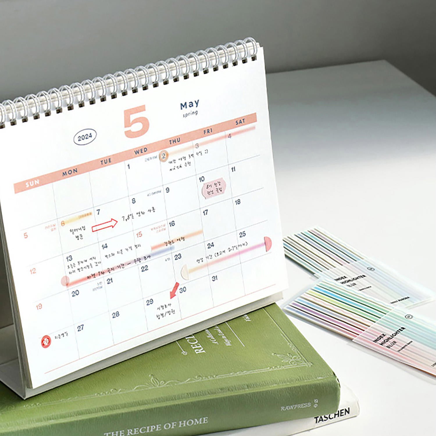 marque-pages-adhesifs-long-surligneurs-aurora vue 8