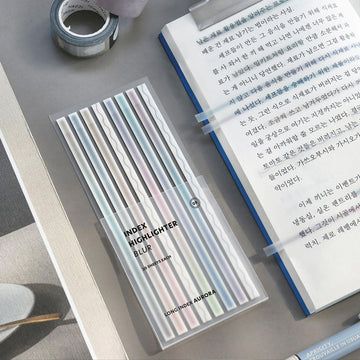 marque-pages-adhesifs-long-surligneurs-aurora vue 1
