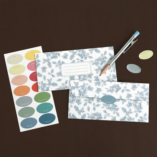 Coffret d’enveloppes décorées – 6 motifs élégants