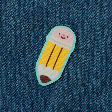 Crayon graphite • écusson thermocollant