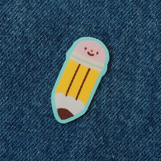 Crayon graphite • écusson thermocollant