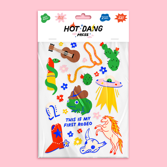 Patch Thermocollant Hot Dang Press First Rodeo