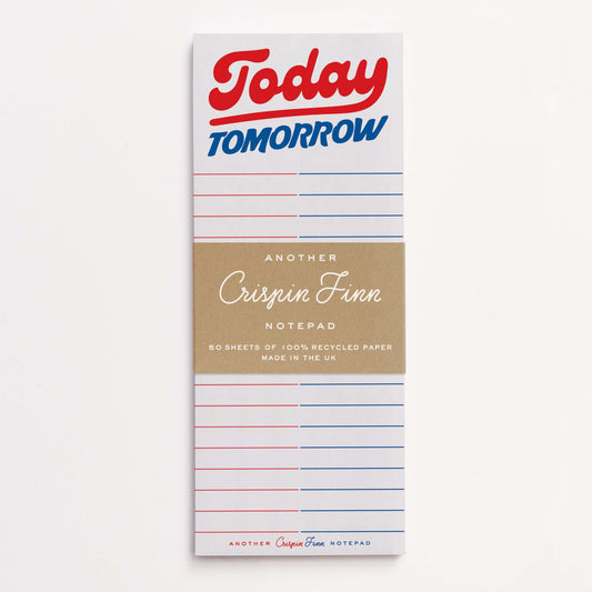 Bloc note today tomorrow Crispin Finn