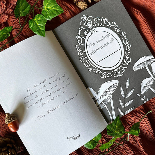 Journal de lecture Édition Forêt sombre - Anglais