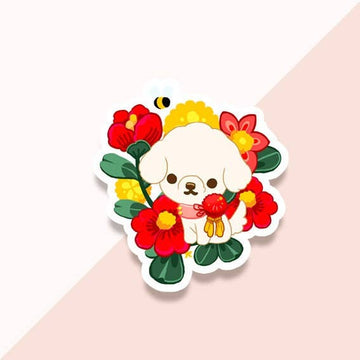 Sticker vinyle Maltipoo Caniche Bloom – Thousand Skies