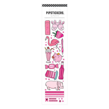 Planche de stickers – Pretty Pink Picks | Pipsticks