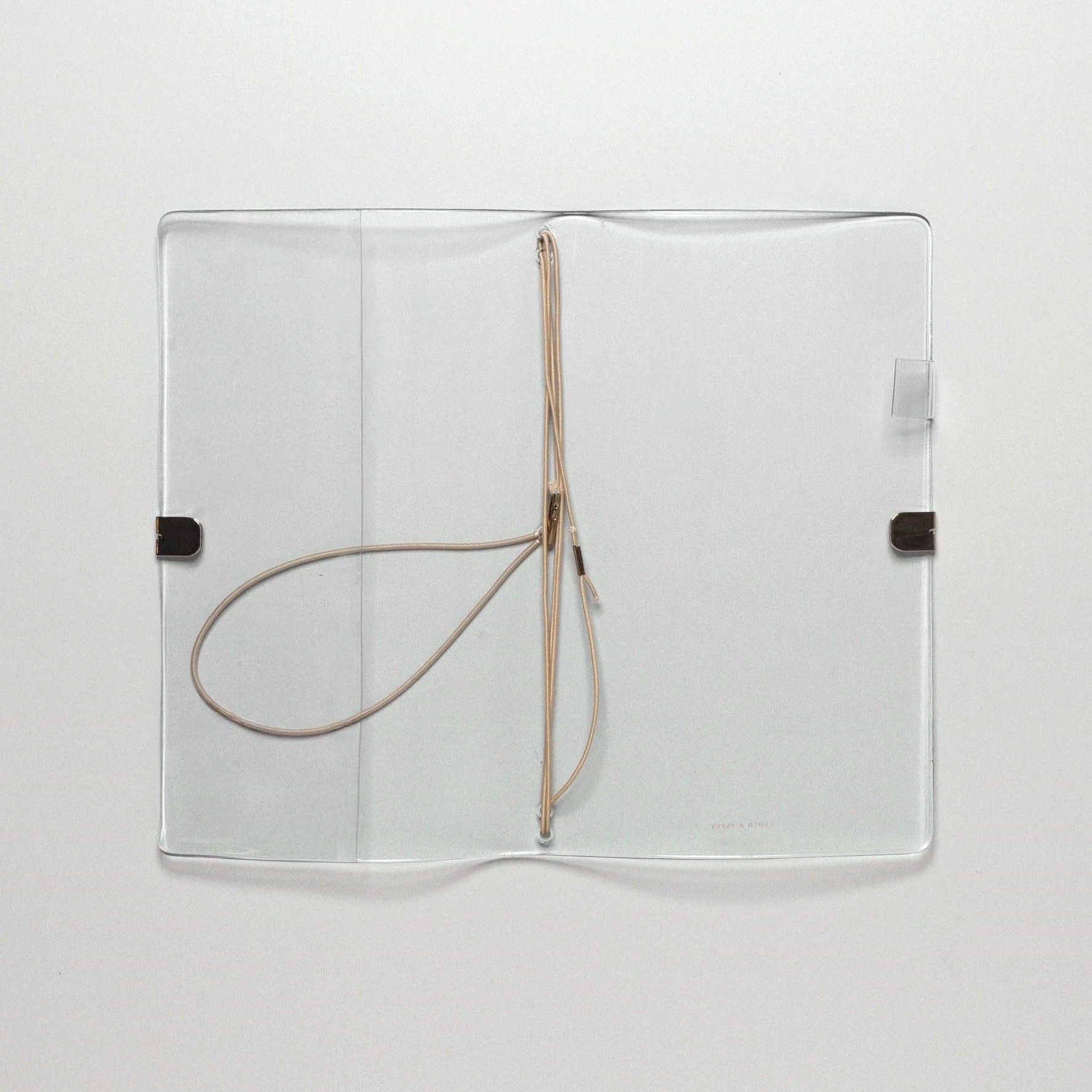 Cloth & Paper – Planificateur en Vinyle Transparent couverture plastique transparente