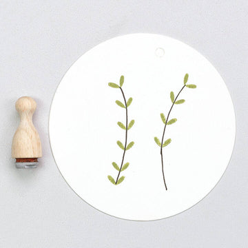 Tampon | Double feuille mini - S - Perlenfischer