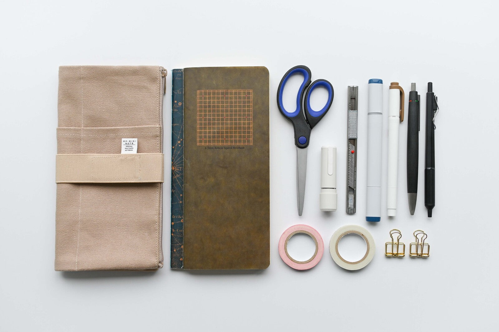 RO-BIKI – Canvas cover/pocket Contenu