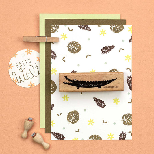 Tampon | Double feuille mini - S - Perlenfischer