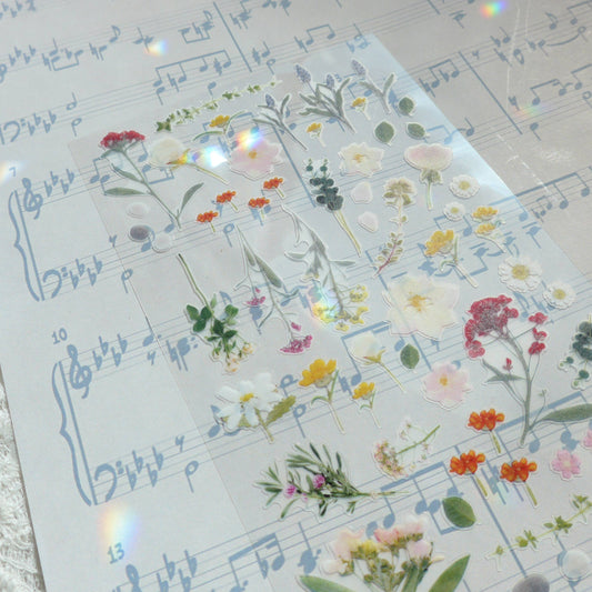 Lettre florale - 1089 fleurs sechées