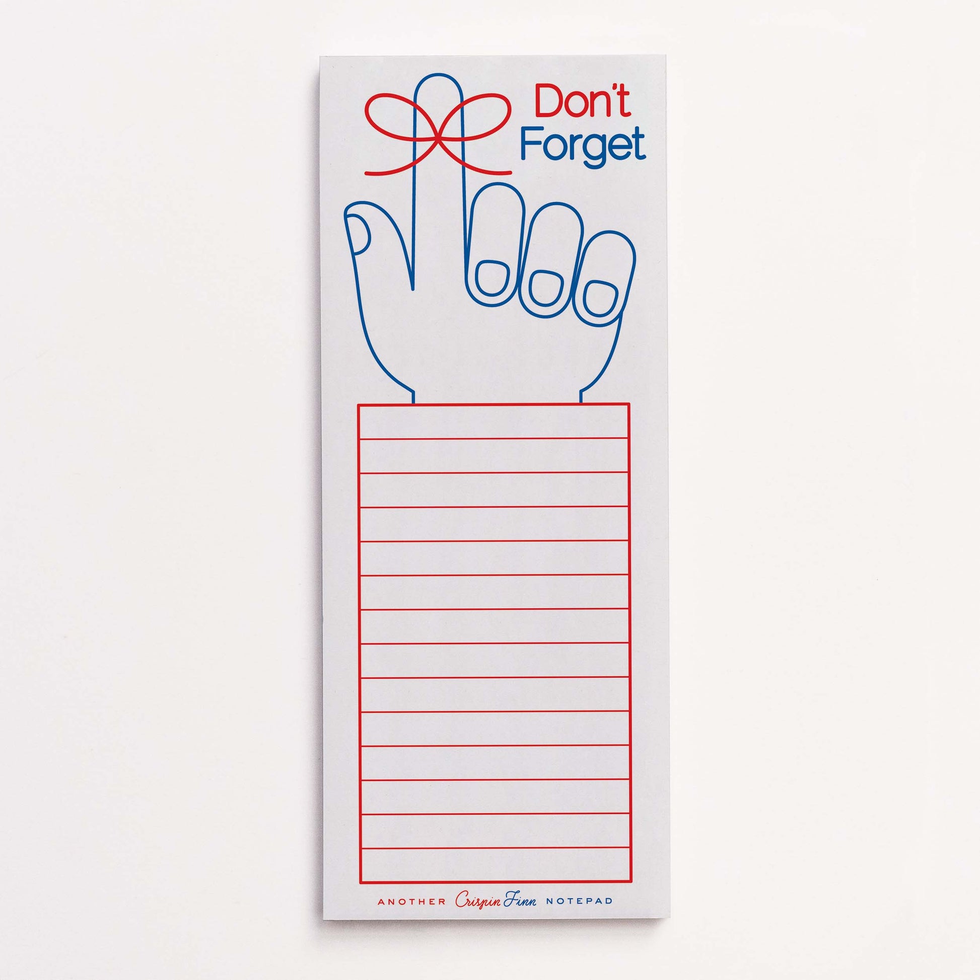 bloc notes Don't Forget Crispin Finn