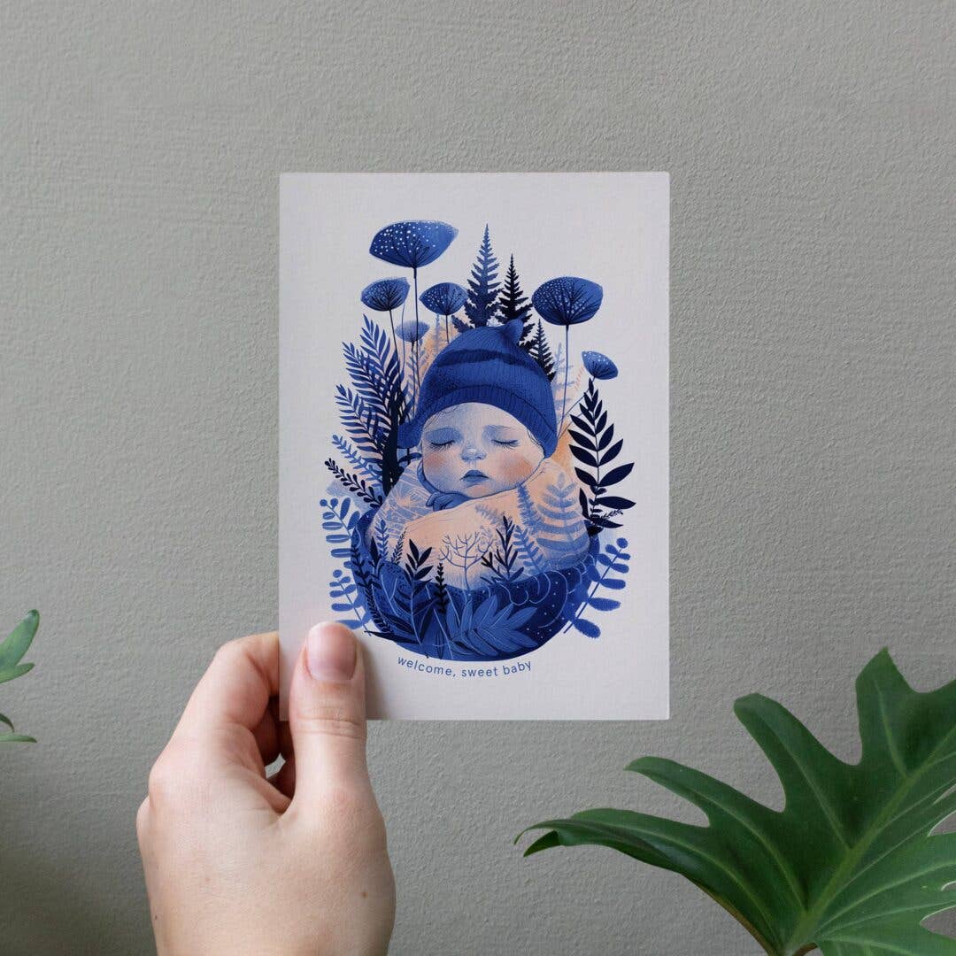 bienvenue-bebe-carte-de-naissance-genre-neutre vue 5