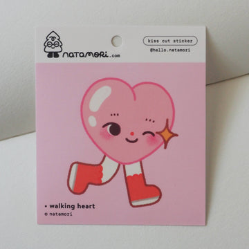 Sticker Vinyle - Cœur ambulant