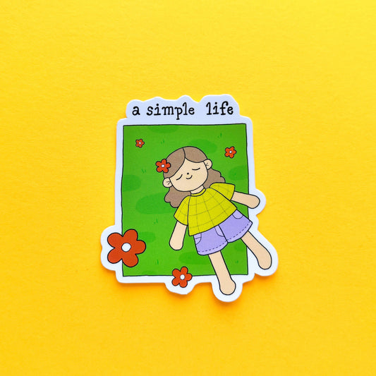 Sticker « A simple life » – Ivna