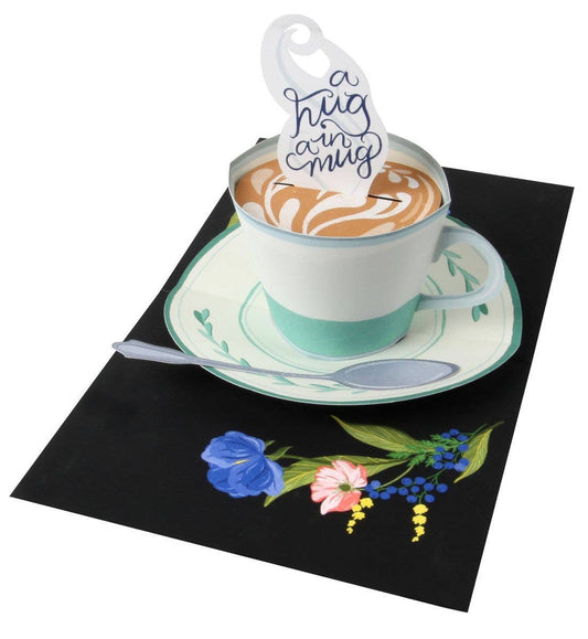 Carte pop-up 3D – Tasse à café Pure Alchemy