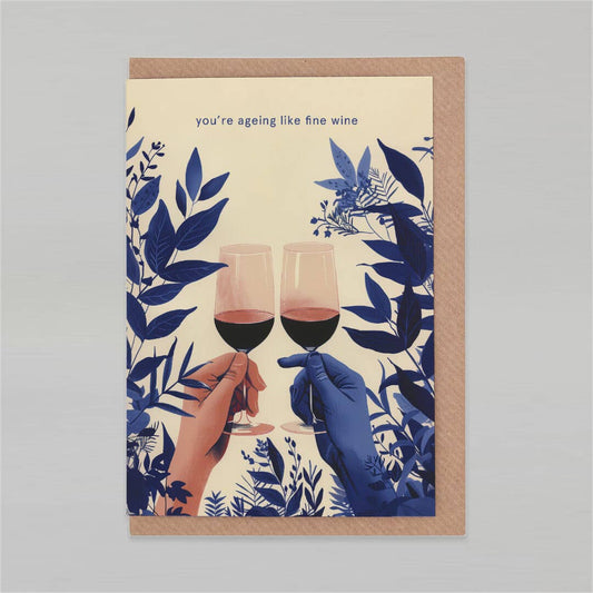 Carte « You’re ageing like fine wine » – Botanopia