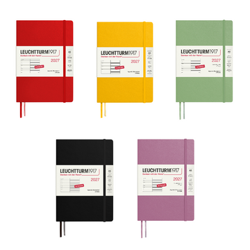 Agenda Semainier & Notes 2027 A5 – Couverture souple – Français – Coloris au choix | Leuchtturm1917