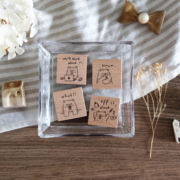 Tampons en bois – Beary Ordinary Days | Eileen Tai Studio