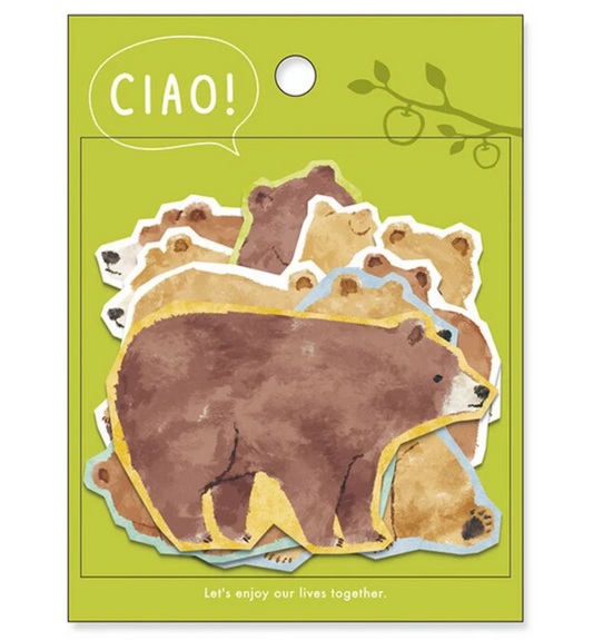 Stickers Animaux – Version Renards, Mésanges, Panda ou Ours