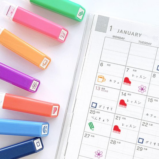 Tampon pré-encré – Kodomo no Kao  (Nombreuses variantes disponibles)