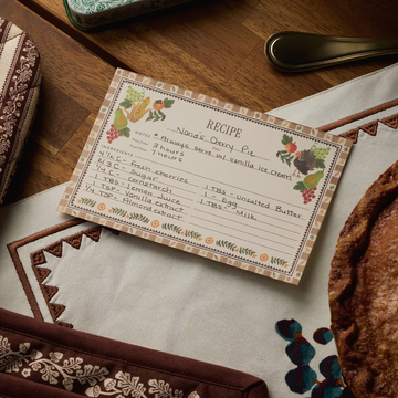 Cartes de recettes « Harvest » – Lot de 12 cartes illustrées | Rifle Paper Co.