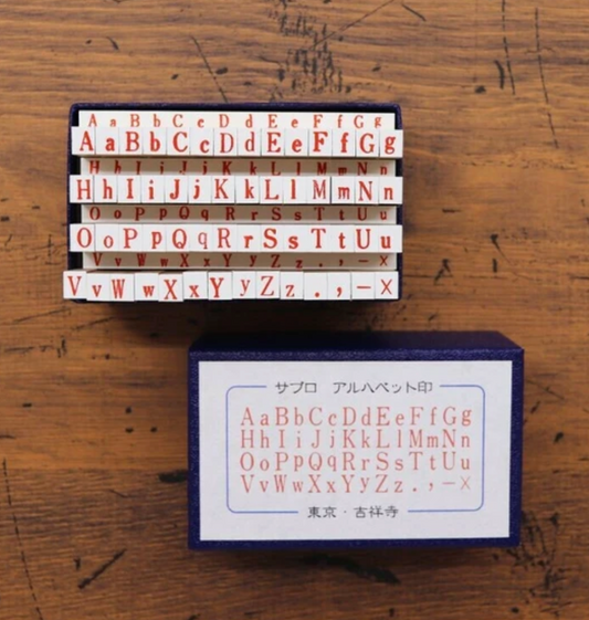 SUBLO – Tampon Lettres (taille M) lettre majuscule, minuscule et ponctuation
