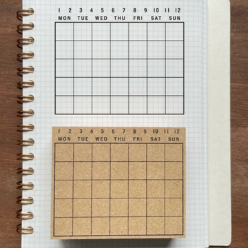 Tampon "Calendrier Mensuel"