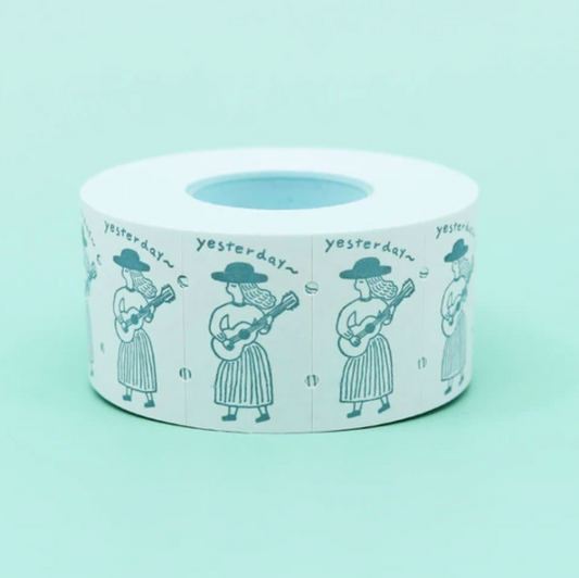 Étiquettes autocollantes en rouleau Yesterday – No Music No Life! – tie × Hokkaido Atelier