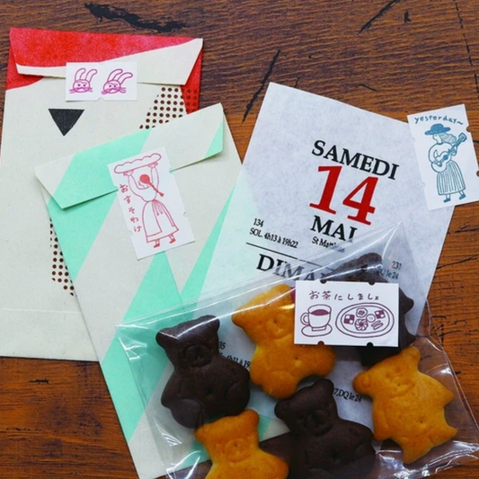 Étiquettes autocollantes en rouleau Yesterday – No Music No Life! – tie × Hokkaido Atelier