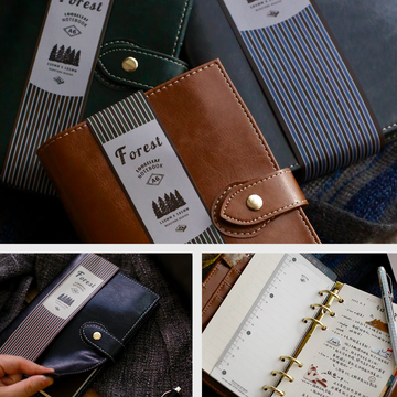 Carnet organiseur à anneaux – M5, A5, A6 & A7 - BenStore - Format et Coloris au choix