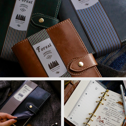 Carnet organiseur à anneaux – M5, A5, A6 & A7 - BenStore - Format et Coloris au choix