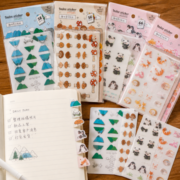 Stickers Onglets index décoratifs – BenStore - Modèle au choix