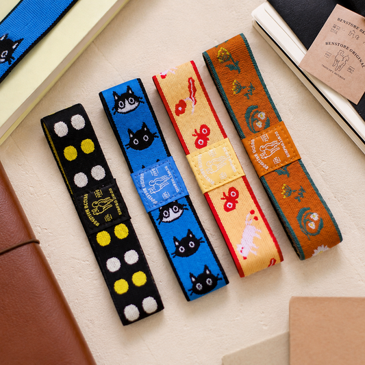 Bande élastique illustrée pour carnet – BenStore - Modèle au choix