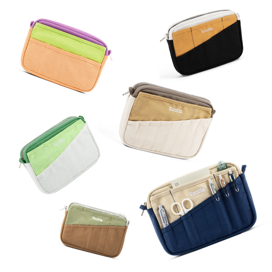 Pochette Studio multicolore - SOOLLA - Coloris au choix