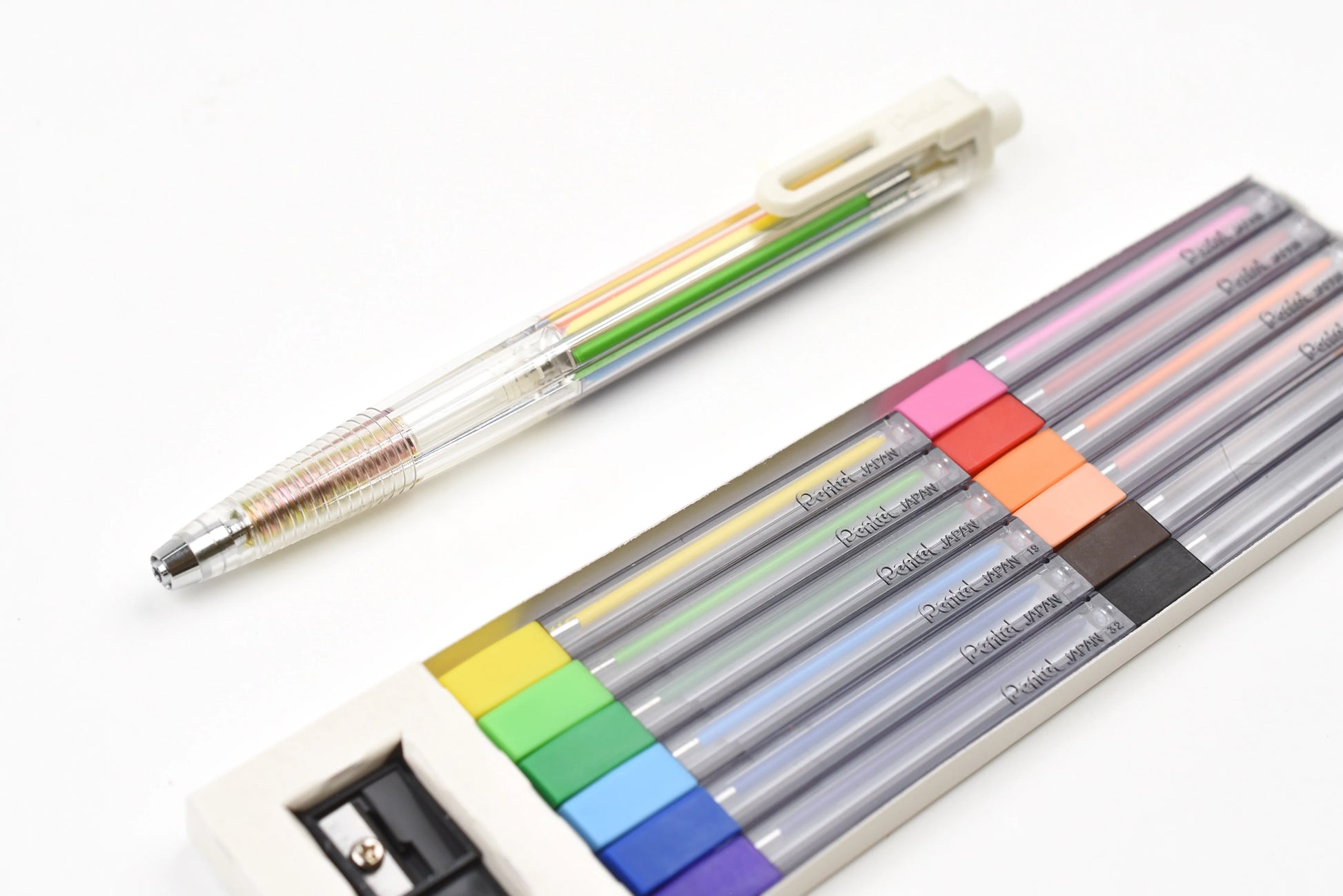 Pentel Multi 8 – Portemine multicolore 2.0 mm - avec recharges ou sans recharge 7