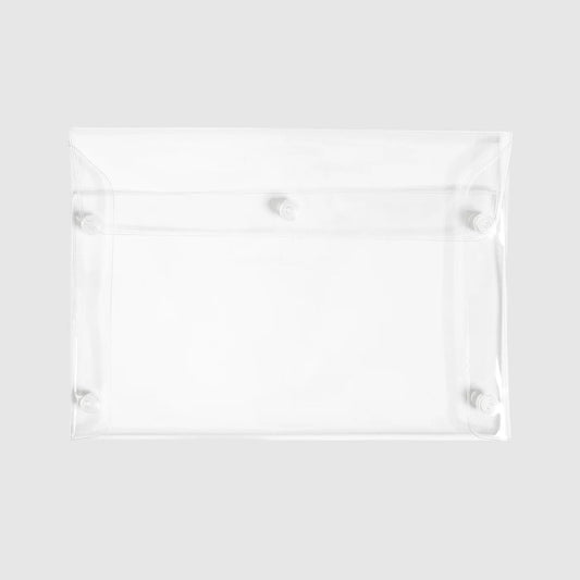 Pochette Essential transparente – Grand format – Cloth & Paper