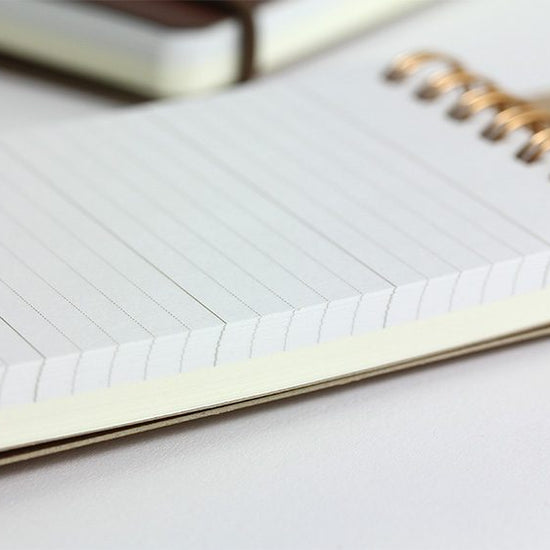 Bloc-notes Grain Paper – Cuir recyclé & papier japonais 3