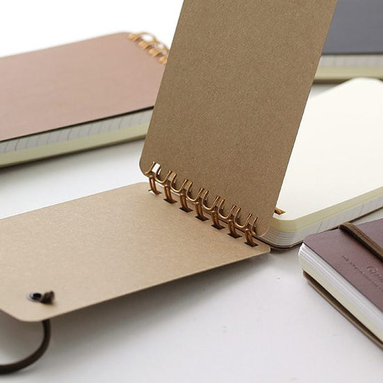 Bloc-notes Grain Paper – Cuir recyclé & papier japonais 4